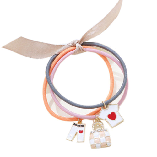Fruit Holster Hair Rope Elastic Hairb  Lady Hair Accessories For Girls EF8