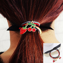 Fruit Holster Hair Rope Elastic Hairb  Lady Hair Accessories For Girls EF8