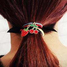 Fruit Holster Hair Rope Elastic Hairb  Lady Hair Accessories For Girls EF8