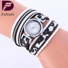 luxury Fashion 8 Colors Elegance Wrap Around Fashion Weave Leather Bracelet Lady Womans Ladies Casual Dress Wrist Watch EF8