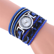 luxury Fashion 8 Colors Elegance Wrap Around Fashion Weave Leather Bracelet Lady Womans Ladies Casual Dress Wrist Watch EF8