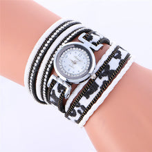 luxury Fashion 8 Colors Elegance Wrap Around Fashion Weave Leather Bracelet Lady Womans Ladies Casual Dress Wrist Watch EF8