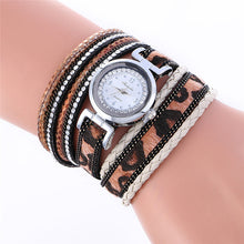 luxury Fashion 8 Colors Elegance Wrap Around Fashion Weave Leather Bracelet Lady Womans Ladies Casual Dress Wrist Watch EF8