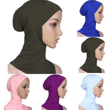Full Cover Inner Muslim Cotton Hijab Cap Islamic Head Wear Hat  EF8