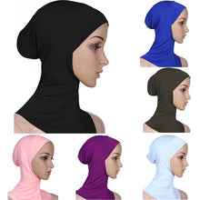 Full Cover Inner Muslim Cotton Hijab Cap Islamic Head Wear Hat  EF8