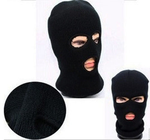 Full Face Ski Mask Army Three 3 Holes SWAT Balaclava Knitted Hat Snow Warm Beanie Stretch Cover Honorable Person CS Caps EF8
