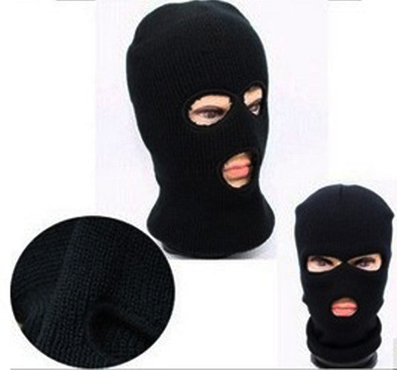Full Face Ski Mask Army Three 3 Holes SWAT Balaclava Knitted Hat Snow Warm Beanie Stretch Cover Honorable Person CS Caps EF8