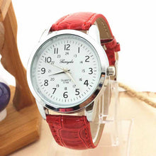 Watches Elegant Analog Luxury Sports Leather Strap Quartz Mens Wrist Watch Quartz-Watch Womens Wrist Watch lady watches EF8