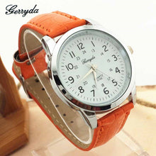 Watches Elegant Analog Luxury Sports Leather Strap Quartz Mens Wrist Watch Quartz-Watch Womens Wrist Watch lady watches EF8