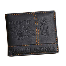 PU Leather Wallet Men Famous Coin Purse Wallets Paris Leather With Coin Pocket Bifold Wallet Purse Cartera Hombre EF8