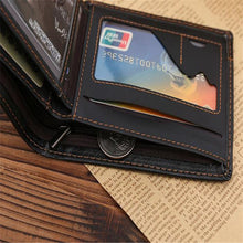 PU Leather Wallet Men Famous Coin Purse Wallets Paris Leather With Coin Pocket Bifold Wallet Purse Cartera Hombre EF8