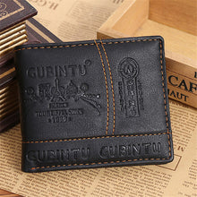 PU Leather Wallet Men Famous Coin Purse Wallets Paris Leather With Coin Pocket Bifold Wallet Purse Cartera Hombre EF8