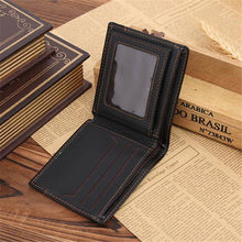 fashion men wallets famous black leather wallet design wallets with coin pocket purse card holder for men carteira EF8