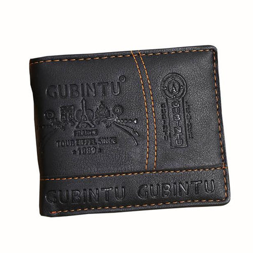 fashion men wallets famous black leather wallet design wallets with coin pocket purse card holder for men carteira EF8