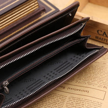 men wallets Luxury Retro mens walletleather purse card cash receipt holder organizer bifold Zipper wallet purse EF8