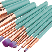 10pc Make Up Foundation Eyebrow Eyeliner Blush Cosmetic Concealer Brushes Professional Powder Brush Makeup Kit Set EF8