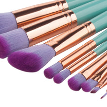 10pc Make Up Foundation Eyebrow Eyeliner Blush Cosmetic Concealer Brushes Professional Powder Brush Makeup Kit Set EF8