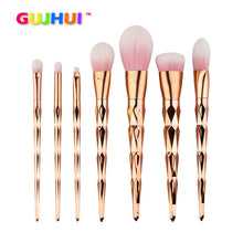 7pc Make Up Foundation Eyebrow Eyeliner Blush Cosmetic Concealer Brushes Professional Foundation Powder Brush Kit Set EF8