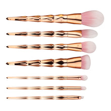 7pc Make Up Foundation Eyebrow Eyeliner Blush Cosmetic Concealer Brushes Professional Foundation Powder Brush Kit Set EF8