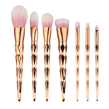 7pc Make Up Foundation Eyebrow Eyeliner Blush Cosmetic Concealer Brushes Professional Foundation Powder Brush Kit Set EF8