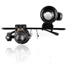 Glass Loupe Lens Eye Jeweler Watch Repair 20X Magnifier Magnifying LED Light Jewelry Tools Equipments For Sale EF8