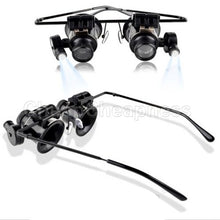 Glass Loupe Lens Eye Jeweler Watch Repair 20X Magnifier Magnifying LED Light Jewelry Tools Equipments For Sale EF8