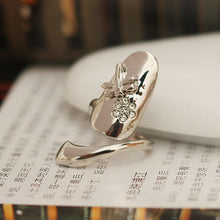 Gold Silver Finger nails Ring With Crystal Dragonfly Fine Jewelry Punk Women Rings Style EF8