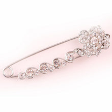 Gold Silver Plated Crystal Brooches Cute Animal Swan Style Women Lovely Brooch S  EF8