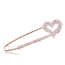 Gold Silver Plated Crystal Brooches Cute Animal Swan Style Women Lovely Brooch S  EF8