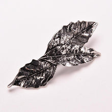 Gold Sliver For Women Jewelry  Side Clips Leaf Hair Pins European Trendy Alloy Leaves Hairpins Hair Accessories EF8