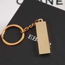 Gold key chain golden keychains keyrings women h bag charms pendant metal key finder luxury man car key rings accessory EF8