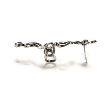 Guthic Punk Rogk Gift Stud Ear Cuff Accessories S Women Silver Metal earring Cuff Clip Wrap Rhinestone Lure Earring EF8