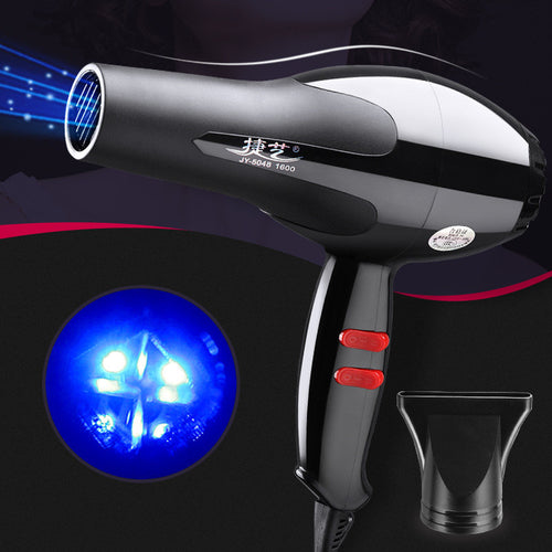 Hair Dryer Professional Hair Blow Dryer 1600 W Black Heat Blower Dryer Beauty 220V For Salons With US Pulg Adapter EF8