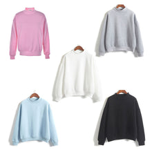 Harajuku sweatshirt women korean style St  Collar cute kawaii hoodies M L XL 2XL EF8