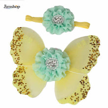 Headwear born Baby Girls Butterfly Wings Costume Po Pography Prop Outfits for Babyhood Freeshippng Top EF8