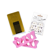 9W Dryer Lamp Tube UV Gel Kit Brush Buffer Guides Toe Seperator Glitter Powder Liquid Tools Nail Tips Glue DIY Kit EF8