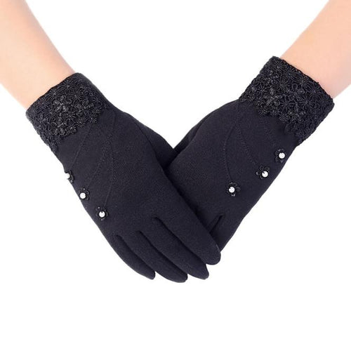 3 Styles Beautiful Candy Colors Fashion Womens Girls Screen Outdoor Sport Warm Gloves EF8
