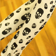 Elegant Fashion Ladies High Waist Yellow White Pants Printed Stretch nine Points Leggings Women Trousers EF8