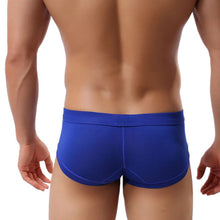 Men Boxer Cotton Trunks Sexy Underwear Solid Shorts Bulge Pouch Men's Casual soft Underpants Plus Size EF8