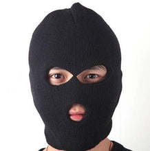 Men's Warm Black Full Face Cover Ski Three Holes Mask Cap Beanie Hat EF8