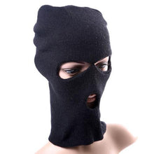 Men's Warm Black Full Face Cover Ski Three Holes Mask Cap Beanie Hat EF8