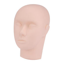 Pro Training Mannequin Flat Head Practice Make Up Eye Lashes Eyelash Extensions Massage Relaxation EF8
