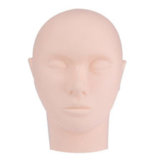 Pro Training Mannequin Flat Head Practice Make Up Eye Lashes Eyelash Extensions Massage Relaxation EF8