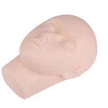 Pro Training Mannequin Flat Head Practice Make Up Eye Lashes Eyelash Extensions Massage Relaxation EF8