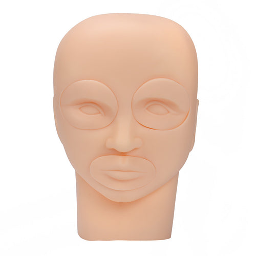 Semi Permanent Makeup Tattoo Eye Lip 3D Practice Skin Mannequin Head Training Massage Relaxation EF8