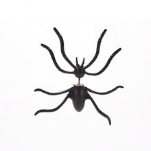 Holloween 3D Stereo Animal Stud Earings Fake Piercing Women's Jewelry Hotsale Punk Black Spider Earrings EF8