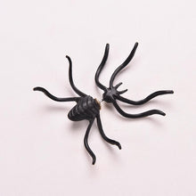 Holloween 3D Stereo Animal Stud Earings Fake Piercing Women's Jewelry Hotsale Punk Black Spider Earrings EF8