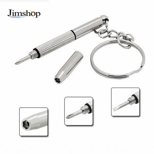 Home Easy to use lightweight Sunglasses Eyeglass Cellphone Watch Repair Keychain Multifunctional Screwdriver Tool EF8