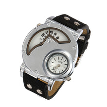 Luxury Sports Men's Leather Band Analog Quartz Wrist watch Men full Steel Stainless watches EF8