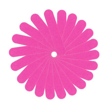 20pc Pink Nail Art Manicure Buffer Buffing Sanding Files Crescent Sandpaper Grit EF8